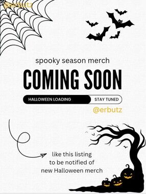 CODE ORANGE 🎃 Halloween Merch Coming Soon - Like This Listing To Be Notified 🔔